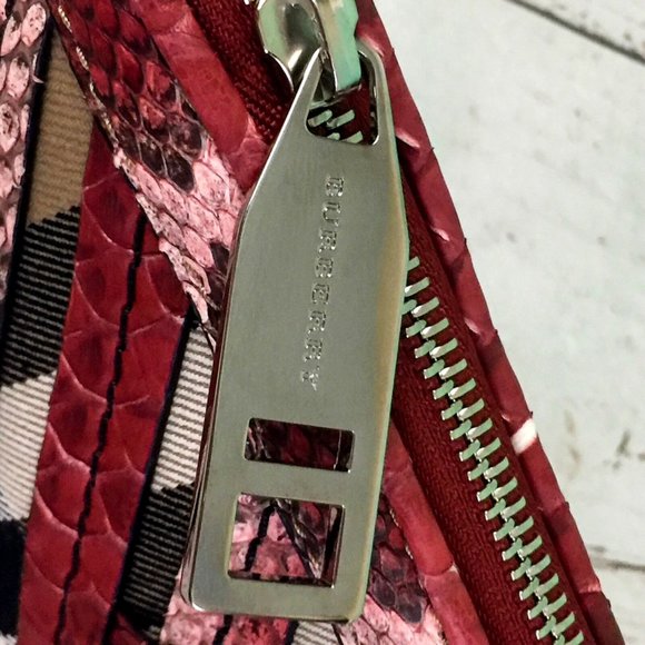 NWT BURBERRY Prorsum Parmoor Phyton Clutch - Picture 6 of 10